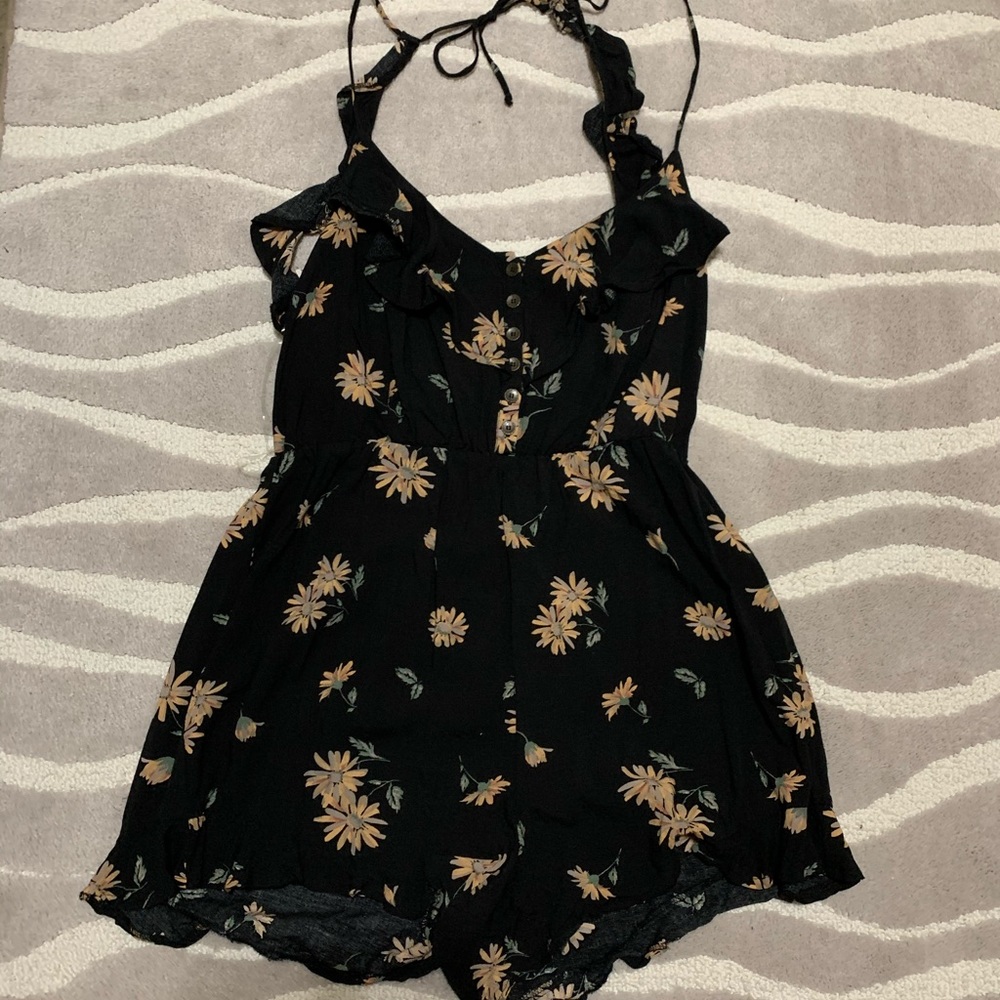 Floral print romper